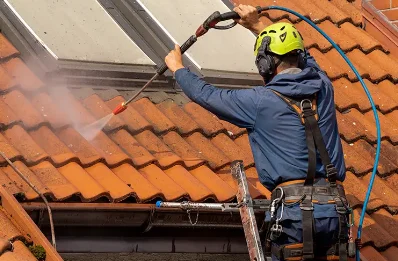 Démoussage et hydrofuge de toiture à Ayguetinte